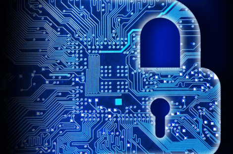 A close up of a computer circuit board